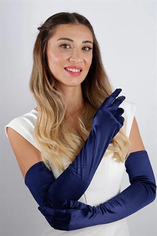 Long Wedding Bride Opera 55 cm Gloves Special Evening Satin Gloves for Wedding Ceremony and Henna Night