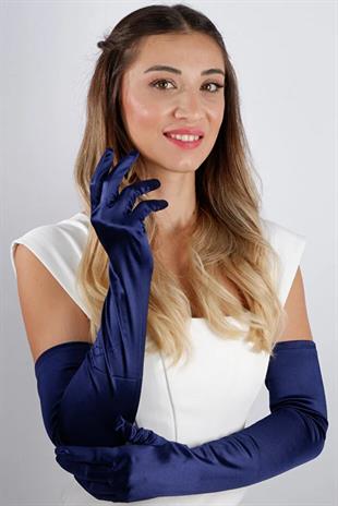 Long Wedding Bride Opera 55 cm Gloves Special Evening Satin Gloves for Wedding Ceremony and Henna Night