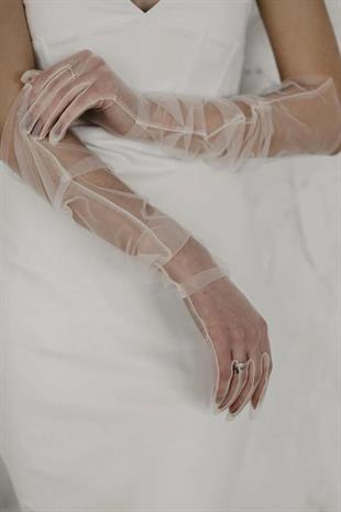 الجملة قفازات الزفاف الطويلة تول قفازات الزفاف