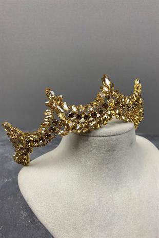 Venetian Stone Bridal Henna Crown