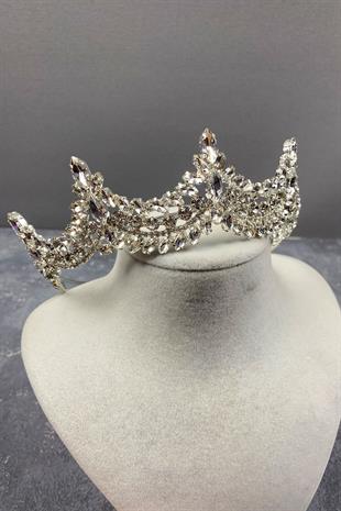 Venedik Taşlı Gelin Tacı