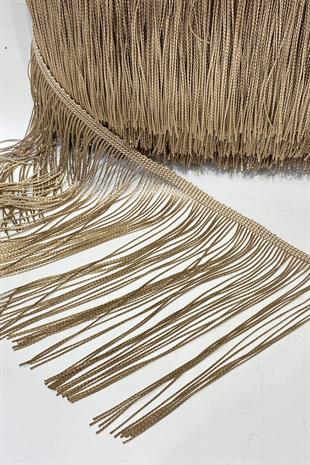 Vizon Rengi Saçak Püskül Şerit