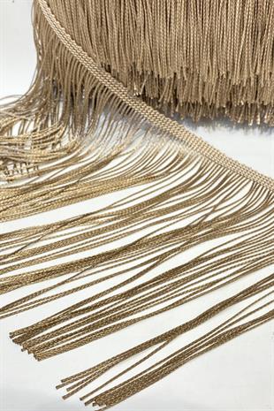 Vizon Rengi Saçak Püskül Şerit