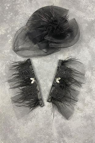 الجملة قبعة الزفاف الفوال الزفاف التبعي والإكسسوار المعصم مزدوج حجر لافين