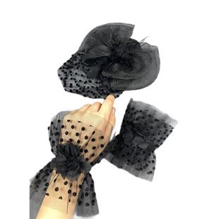 الجملة قبعة الزفاف الفوال ملحقات الزفاف وفيرا ملحقات المعصم زوجين