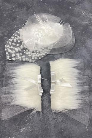 الجملة قبعة الزفاف الفوال اكسسوارات الزفاف ولينا زوجين ملحقات المعصم