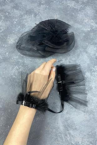 الجملة قبعة الزفاف الفوال اكسسوارات الزفاف ولينا زوجين ملحقات المعصم