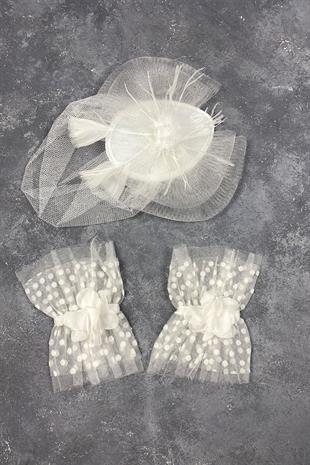 الجملة قبعة الزفاف الفوال ملحقات الزفاف وإكسسوارات المعصم زوجين حجر لافين