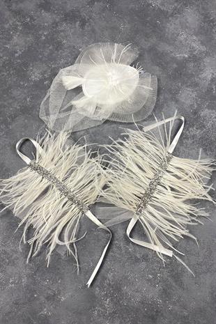 الجملة إكسسوارات الزفاف قبعة الزفاف Voilet وإكسسوارات المعصم زوجين Asel