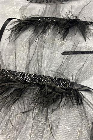 الجملة Voilet الزفاف قبعة الشعر التبعي وبيرين الريشة زوجين ملحقات المعصم