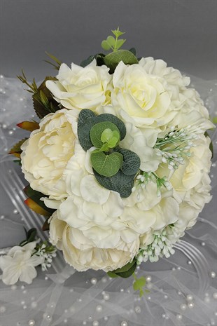 Yapay Okaliptus Ve Erengül Şakayık Gelin Çiçeği