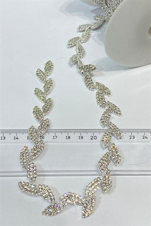 ورقة نمط الكريستال حجر الشريط الحدود