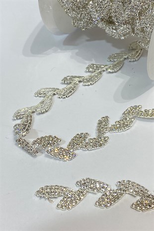 ورقة نمط الكريستال حجر الشريط الحدود