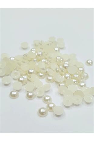 Yarım Inci - 6 Mm Krem (100 Gr - 1800 Ad)