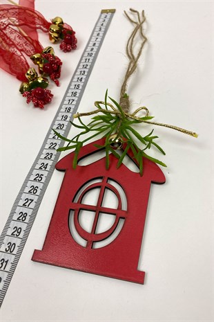 Yeni Ev Baskılı Yılbaşı Ağaç Süsü(5Adet)