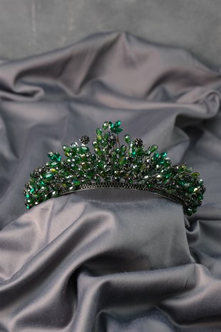 Green Akbahar Bridal Henna Crown