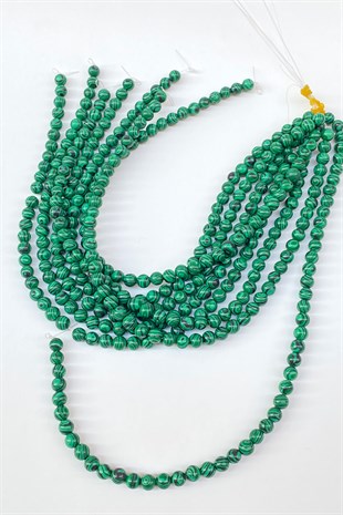 Green Ceyt Natural Stone Beads 8 mm