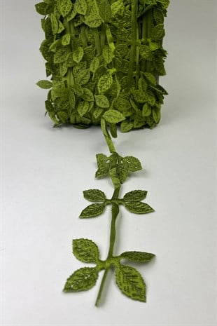 Yeşil Dekoratif 4 Yaprak Şerit Su Taşı 10 mt