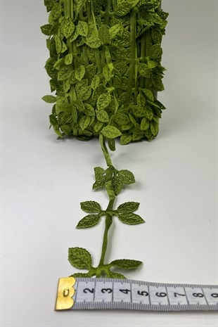 Yeşil Dekoratif 4 Yaprak Şerit Su Taşı 1 mt