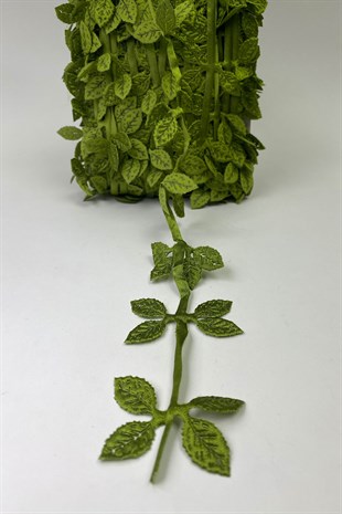 Yeşil Dekoratif 4 Yaprak Şerit Su Taşı 1 mt