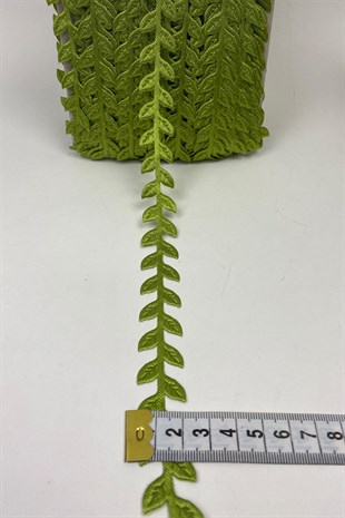 Yeşil Dekoratif Yaprak Şerit Su Taşı 10 mt