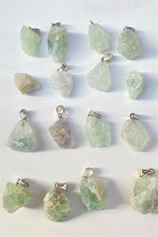 Yeşil Doğal Taş Boncuk Akik Taşı 1 Adet