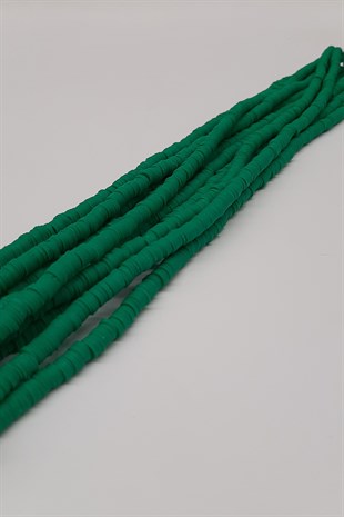 Yeşil Fimo Hamur Boncuk 6Mm