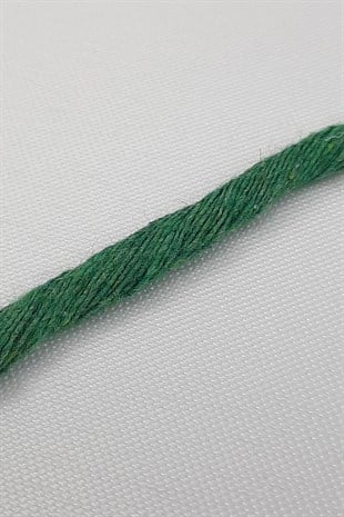 Yeşil İnce Büklüm Makrome