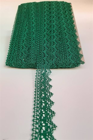 Yeşil Kopanaki Koton Dantel 2,5cm