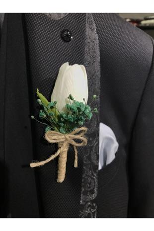 Yeşil Lale Yaka Çiçeği- Damat Çiçeği - Sağdıç Çiçeği