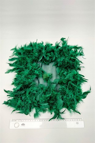 Green Feathered Lux ​​Halay Handkerchief 1 pcs