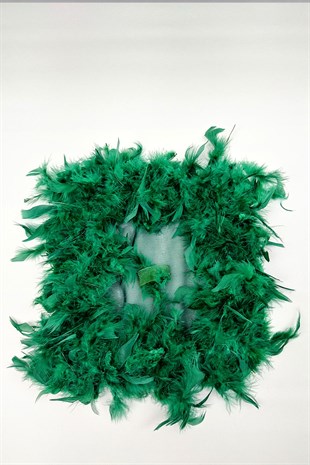 Green Feathered Lux ​​Halay Handkerchief 1 pcs