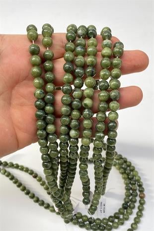 Yeşim Doğal Taş Küre Kesim 8 mm