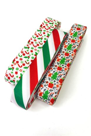 Yılbaşı Baskılı 3lü Yılbaşı Kurdele 