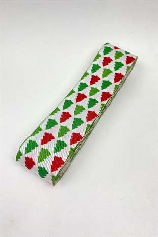 Yılbaşı Çizgili Renkli Kurdele 