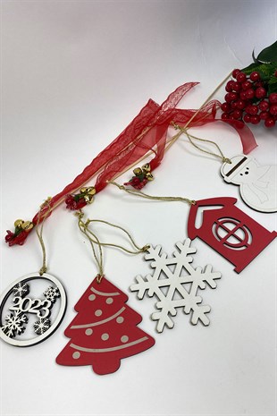 Yılbaşı Paketi Ağaç Süsü(5Adet)