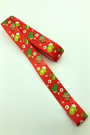 Yılbaşı Temalı Baskılı Yılbaşı Kurdelesi