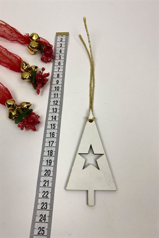 Yıldız Ağaç Yılbaşı Ağaç Süsü(5Adet)
