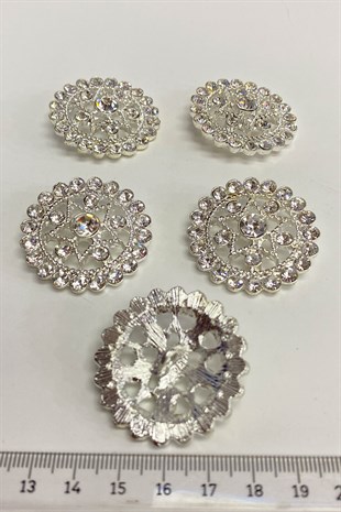 زر حجر النجمة وبروش 1 قطعة