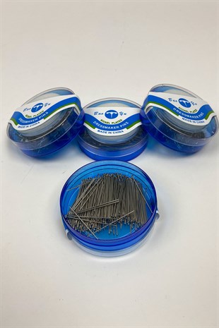 Yuvarlak Kutu Toplu İğne 1 Adet