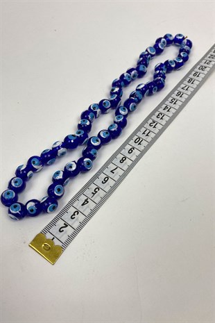 Yuvarlak Nazar Boncuğu 1 Dizi 8 mm