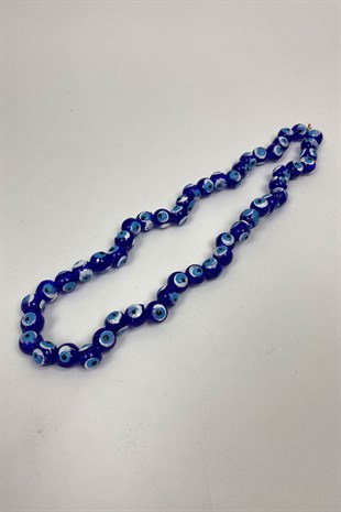 Yuvarlak Nazar Boncuğu 1 Dizi 8 mm