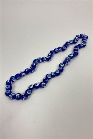 Yuvarlak Nazar Boncuğu 5 Dizi 8 mm