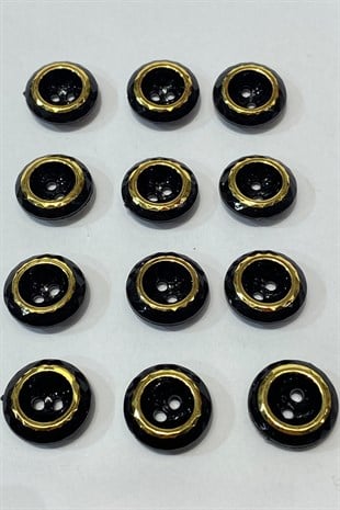 زر خياطة بفتحة مركزية دائرية 10 قطعة