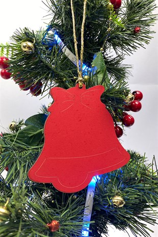 Zil Baskı Yılbaşı Ağaç Süsü(5Adet)