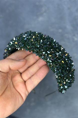 Emerald Green Asu Intensely Beaded Bridal Henna Tiara