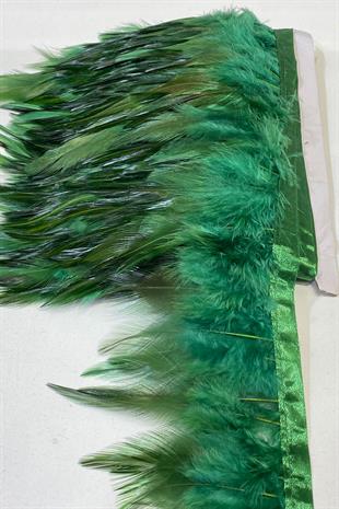 Zümrüt Yeşili Horoz Tüyü