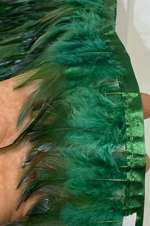 Zümrüt Yeşili Horoz Tüyü