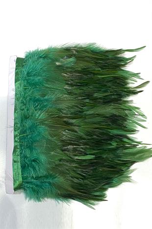 Zümrüt Yeşili Horoz Tüyü
