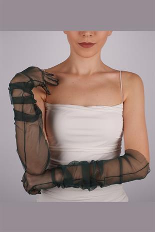 Emerald Green Long Elegant Bridal Gloves Tulle Gloves Wedding/Wedding/Party/Costume Gloves